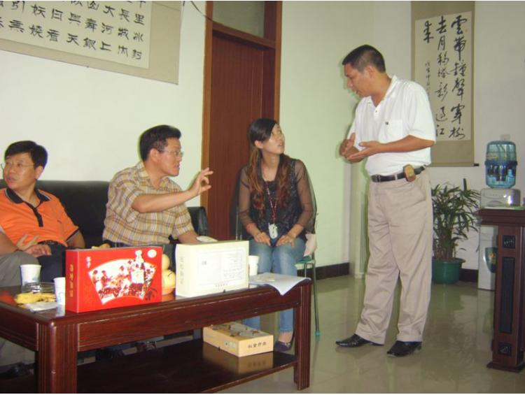 韩国友人访问公司董事长